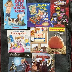 Children’s Paperback Book Lot of 8 Books